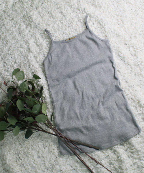 reca(レカ)の「コットン無地キャミソール(タンクトップ・レディース・ベージュ系その他/カーキ/チャコールグレー/グレー/オフホワイト/ネイビー/ブラック・L/LL/M)」の5枚目の写真