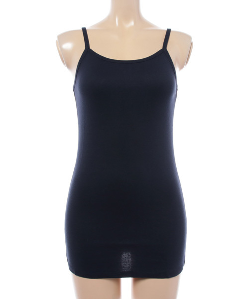 reca(レカ)の「コットン無地キャミソール(タンクトップ・レディース・ベージュ系その他/カーキ/チャコールグレー/グレー/オフホワイト/ネイビー/ブラック・L/LL/M)」の20枚目の写真