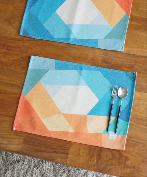 Jubilee(ジュビリー)の「ランチョンマット【2枚セット】(ランチョンマット/テーブルウェア・レディース・ホワイト/スカイブルー/ピンク/ブルー/ホワイト×グリーン/ブルー系その他/グレー×ピンク/ブルー系その他2/ブラック×ホワイト/ホワイト系その他4/ピンク系その他/レッド系その他2/ブルー系その他3/レッド系その他/ライトブルー/ホワイト×ブラック/ブルー系その他4/ピンク系その他2/レッド系その他3/ホワイト系その他3/ダークブルー/ブルー系その他5/ホワイト系その他/イエロー系その他/オレンジ/ホワイト系その他6/ブルーグリーン/ホワイト系その他2/レッド/マルチ/ホワイト×レッド/ホワイト系その他5/パープル・FREE)」の18枚目の写真