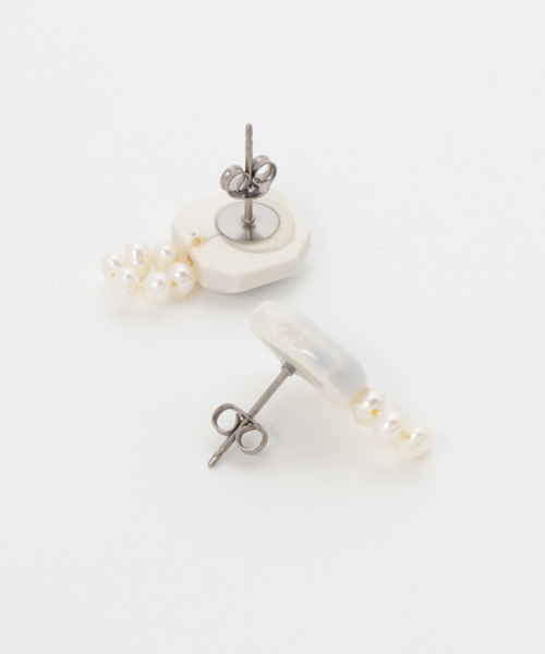 TONE SELECT GOODS(トーンセレクトグッズ)の「【IRODORI】circle パール pierce(アイスカラー)(ピアス(両耳用)・レディース・その他・FREE)」の2枚目の写真