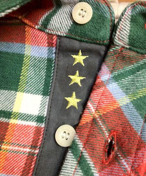 X-girl（エックスガール）の「COLORFUL PLAID SHIRT（シャツ/ブラウス・レディース・ブラック/グリーン/ブルー/ピンク/レッド/オレンジ・1/2）」の13枚目の写真