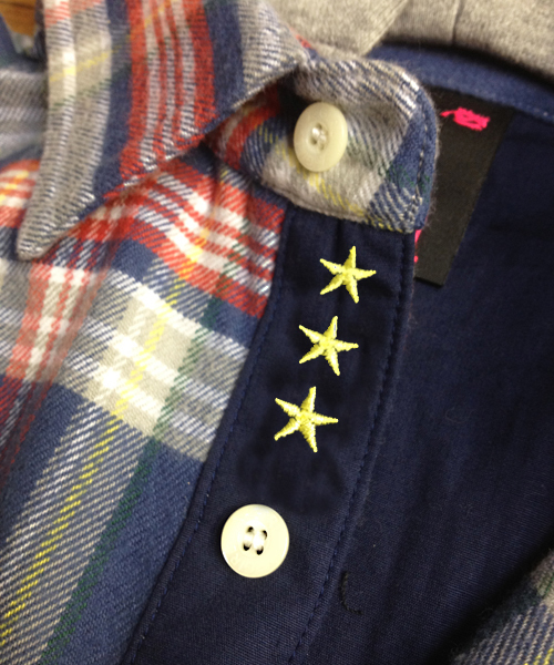 X-girl（エックスガール）の「COLORFUL PLAID SHIRT（シャツ/ブラウス・レディース・ブラック/グリーン/ブルー/ピンク/レッド/オレンジ・1/2）」の14枚目の写真