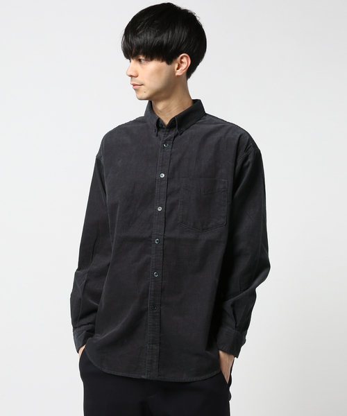 niko and...（ニコアンド）の「Nコーデュロイボタンダウンシャツ【niko and ...】（シャツ/ブラウス・メンズ・ベージュ/オレンジ/チャコール・MEDIUM/LARGE）」の8枚目の写真