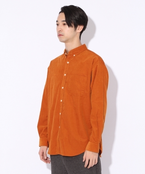 niko and...（ニコアンド）の「Nコーデュロイボタンダウンシャツ【niko and ...】（シャツ/ブラウス・メンズ・ベージュ/オレンジ/チャコール・MEDIUM/LARGE）」の14枚目の写真