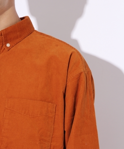 niko and...（ニコアンド）の「Nコーデュロイボタンダウンシャツ【niko and ...】（シャツ/ブラウス・メンズ・ベージュ/オレンジ/チャコール・MEDIUM/LARGE）」の18枚目の写真