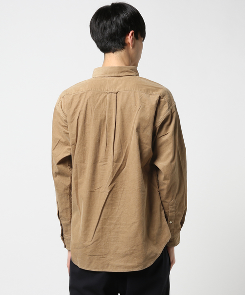 niko and...（ニコアンド）の「Nコーデュロイボタンダウンシャツ【niko and ...】（シャツ/ブラウス・メンズ・ベージュ/オレンジ/チャコール・MEDIUM/LARGE）」の5枚目の写真