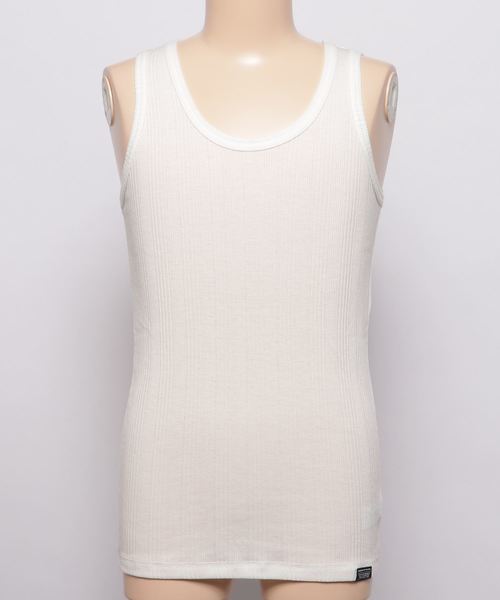 AZUL by moussy（アズールバイマウジー）の「ランダムテレコタンクトップ（タンクトップ・メンズ・オフホワイト/ライトブラック/トップグレー・LARGE/MEDIUM/SMALL）」の2枚目の写真
