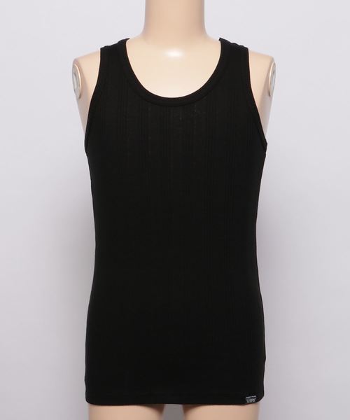 AZUL by moussy（アズールバイマウジー）の「ランダムテレコタンクトップ（タンクトップ・メンズ・オフホワイト/ライトブラック/トップグレー・LARGE/MEDIUM/SMALL）」の3枚目の写真