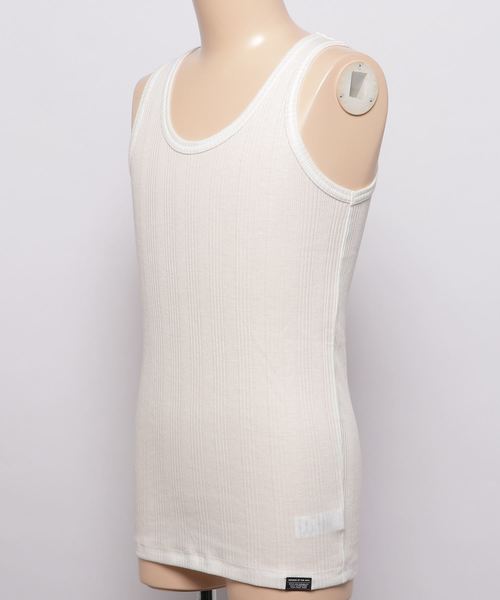 AZUL by moussy（アズールバイマウジー）の「ランダムテレコタンクトップ（タンクトップ・メンズ・オフホワイト/ライトブラック/トップグレー・LARGE/MEDIUM/SMALL）」の4枚目の写真