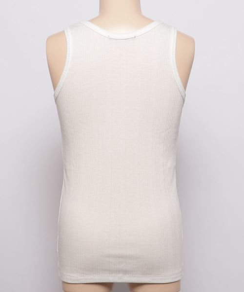 AZUL by moussy（アズールバイマウジー）の「ランダムテレコタンクトップ（タンクトップ・メンズ・オフホワイト/ライトブラック/トップグレー・LARGE/MEDIUM/SMALL）」の5枚目の写真