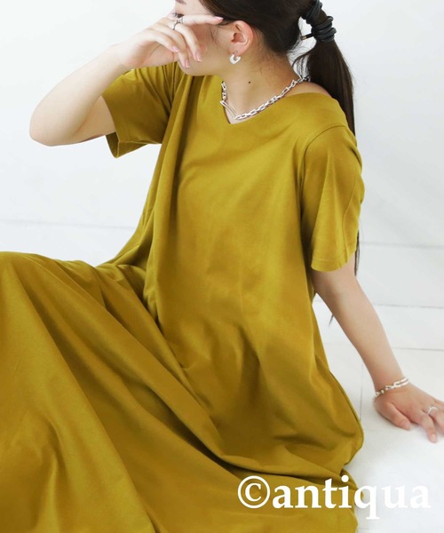 極美品】セオリー ワンピース Aライン イエロー ペルー製