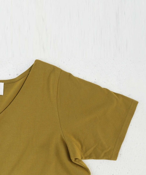 antiqua(アンティカ)の「綿100%Aラインロングワンピース(ワンピース・レディース・ブラック/カーキ/ネイビー/ブラウン系その他/ブルー系その他/イエロー系その他/カーキオリーブ/グレー系その他/オレンジ系その他・FREE)」の18枚目の写真