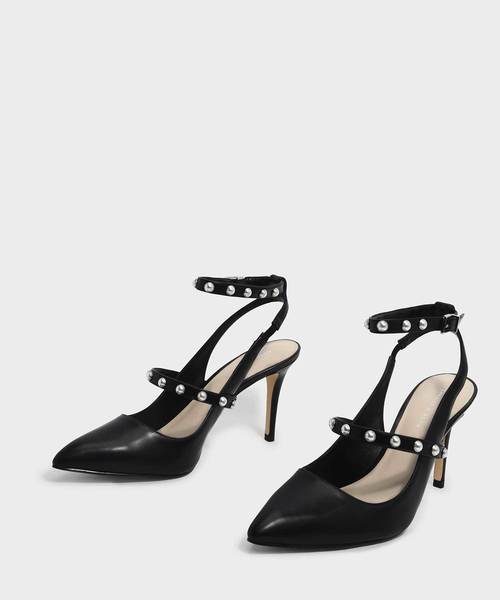 CHARLES & KEITH(チャールズ & キース)の「パールディーテルアンクルストラップヒール / PEARL DETAIL ANKLE STRAP HEELS(パンプス・レディース・ブラック/グレー/オリーブ・22.5cm/23cm/23.5cm/24.5cm/25cm/25.5cm/25㎝)」の5枚目の写真