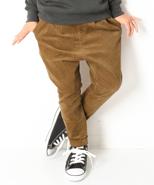devirock（デビロック）の「コーデュロイサルエルタックパンツ（その他パンツ・キッズ・カーキ/オレンジ/ブルー/アイボリー/キャメル・110cm/100cm/120cm/130cm/140cm/150cm/160cm）」の4枚目の写真