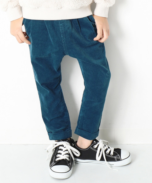 devirock（デビロック）の「コーデュロイサルエルタックパンツ（その他パンツ・キッズ・カーキ/オレンジ/ブルー/アイボリー/キャメル・110cm/100cm/120cm/130cm/140cm/150cm/160cm）」の3枚目の写真