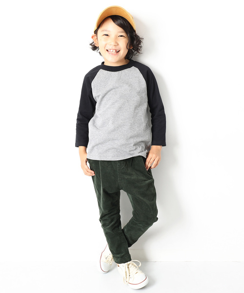 devirock（デビロック）の「コーデュロイサルエルタックパンツ（その他パンツ・キッズ・カーキ/オレンジ/ブルー/アイボリー/キャメル・110cm/100cm/120cm/130cm/140cm/150cm/160cm）」の7枚目の写真