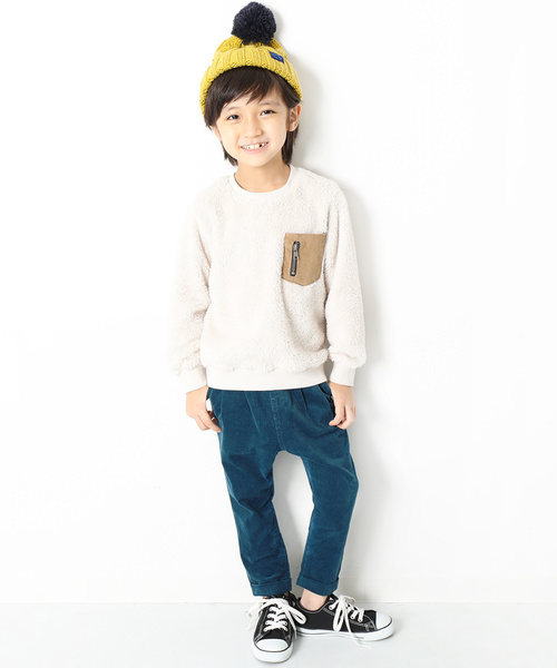 devirock（デビロック）の「コーデュロイサルエルタックパンツ（その他パンツ・キッズ・カーキ/オレンジ/ブルー/アイボリー/キャメル・110cm/100cm/120cm/130cm/140cm/150cm/160cm）」の8枚目の写真