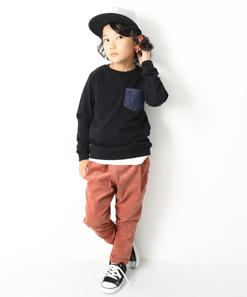 devirock（デビロック）の「コーデュロイサルエルタックパンツ（その他パンツ・キッズ・カーキ/オレンジ/ブルー/アイボリー/キャメル・110cm/100cm/120cm/130cm/140cm/150cm/160cm）」の10枚目の写真