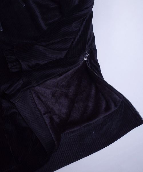 rovtski(ロフトスキー)の「rovtski【ビッグシルエット】チェックボアフリース2018 エクストラビックパーカー/WARMER JERZY 2018 PO EXTRA BIG(パーカー・メンズ・ブラック/グリーン/ブラック×レッド/ワイン・FREE)」の6枚目の写真