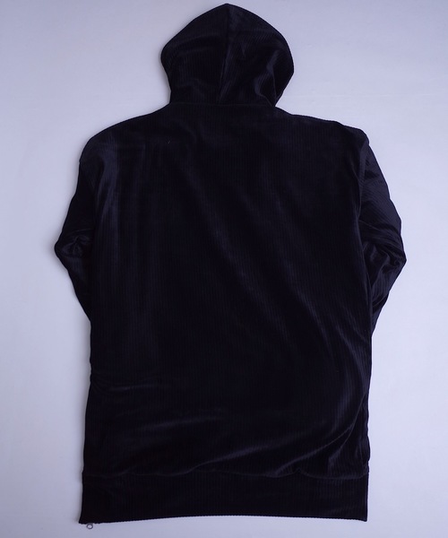 rovtski(ロフトスキー)の「rovtski【ビッグシルエット】チェックボアフリース2018 エクストラビックパーカー/WARMER JERZY 2018 PO EXTRA BIG(パーカー・メンズ・ブラック/グリーン/ブラック×レッド/ワイン・FREE)」の5枚目の写真