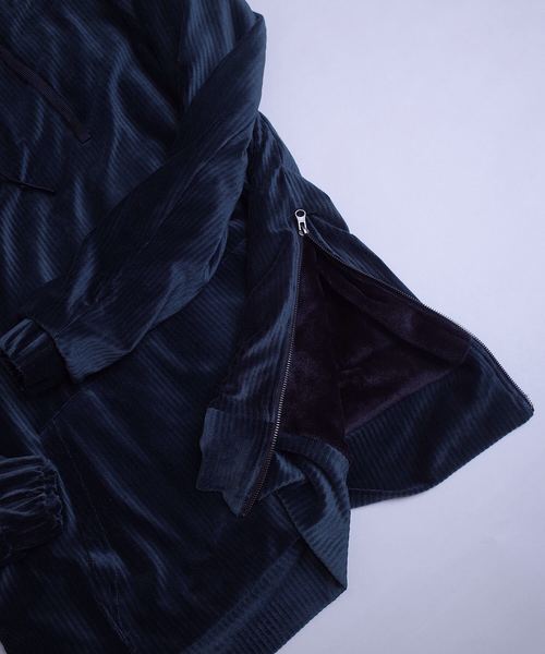 rovtski(ロフトスキー)の「rovtski【ビッグシルエット】チェックボアフリース2018 エクストラビックパーカー/WARMER JERZY 2018 PO EXTRA BIG(パーカー・メンズ・ブラック/グリーン/ブラック×レッド/ワイン・FREE)」の19枚目の写真