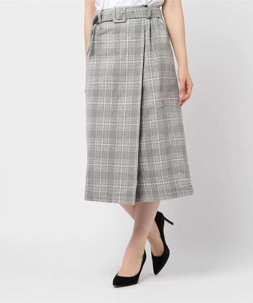 GeeRA(ジーラ)の「ベルト付起毛タイトスカート(スカート・レディース・ブラック/ネイビー/グレー/キャメル・MEDIUM/LARGE/X-LARGE/SMALL)」の11枚目の写真