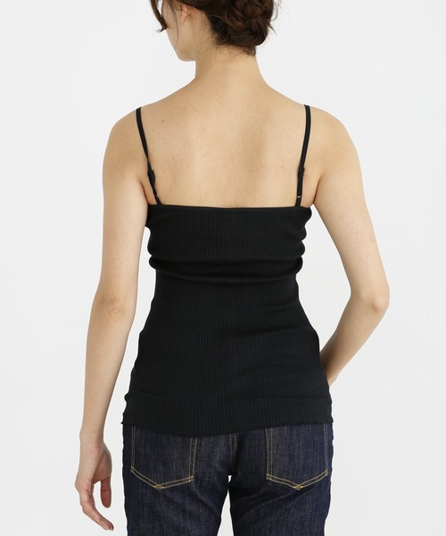 Munich(ミューニック)の「【Munich定番】シームレスコットンリブカップ付きキャミソール(Tシャツ/カットソー・レディース・ホワイト/ブラック/グレー/カーキ/ピンク/キャメル・FREE)」の18枚目の写真