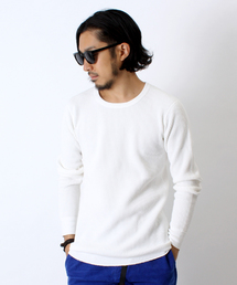 BEAMS | □BEAMS / ワッフル CREW TEE(Tシャツ/カットソー)