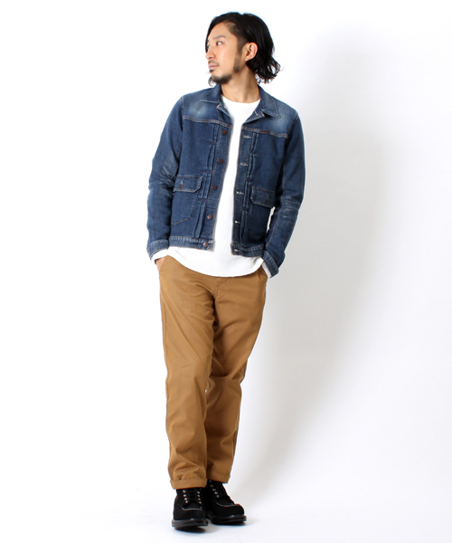 BEAMS（ビームス）の「□BEAMS / ワッフル CREW TEE（Tシャツ/カットソー・メンズ・オフホワイト/ブラック系その他/ブラック/オリーブ・SMALL/MEDIUM/LARGE）」の20枚目の写真