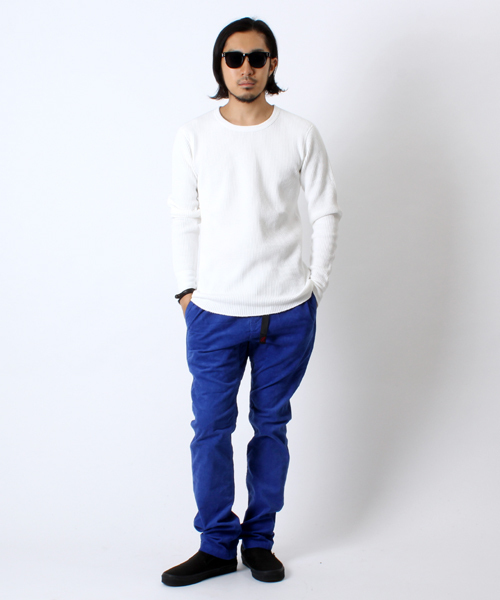 BEAMS（ビームス）の「□BEAMS / ワッフル CREW TEE（Tシャツ/カットソー・メンズ・オフホワイト/ブラック系その他/ブラック/オリーブ・SMALL/MEDIUM/LARGE）」の15枚目の写真