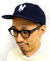SHIPS | EBBETS FIELD: "NY" ロゴキャップ ネイビー(キャップ)