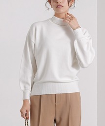 もっちりカシミアタッチボリュームスリーブニット