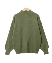 もっちりカシミアタッチボリュームスリーブニット