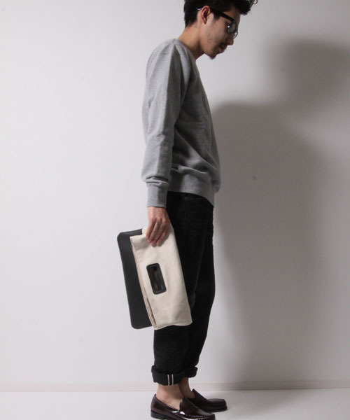 AMERICAN RAG CIE（アメリカンラグシー）の「AMERICAN RAG CIE 3WAYクラッチバッグ 102-AMF-CLUTCH∴（クラッチバッグ・メンズ・ブラック/ネイビー/ホワイト/ブルー系その他・FREE）」の21枚目の写真