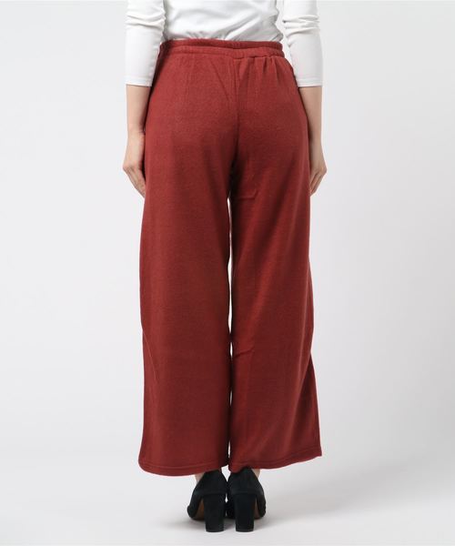 STYLEBLOCK（スタイルブロック）の「アルマニ起毛ワイドパンツ（その他パンツ・レディース・カーキ/オレンジ/ブラック・FREE）」の5枚目の写真