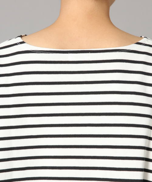 LOWRYS FARM(ローリーズファーム)の「USAボーダーLS 823889(Tシャツ/カットソー・レディース・ブラック/ベージュ/パープル/オフホワイト/ピンク/イエロー・FREE)」の13枚目の写真