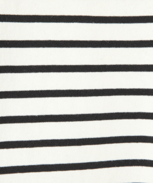 LOWRYS FARM(ローリーズファーム)の「USAボーダーLS 823889(Tシャツ/カットソー・レディース・ブラック/ベージュ/パープル/オフホワイト/ピンク/イエロー・FREE)」の14枚目の写真