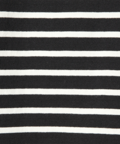 LOWRYS FARM(ローリーズファーム)の「USAボーダーLS 823889(Tシャツ/カットソー・レディース・ブラック/ベージュ/パープル/オフホワイト/ピンク/イエロー・FREE)」の15枚目の写真