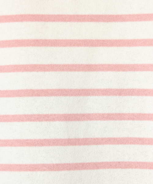 LOWRYS FARM(ローリーズファーム)の「USAボーダーLS 823889(Tシャツ/カットソー・レディース・ブラック/ベージュ/パープル/オフホワイト/ピンク/イエロー・FREE)」の16枚目の写真