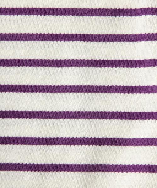 LOWRYS FARM(ローリーズファーム)の「USAボーダーLS 823889(Tシャツ/カットソー・レディース・ブラック/ベージュ/パープル/オフホワイト/ピンク/イエロー・FREE)」の19枚目の写真