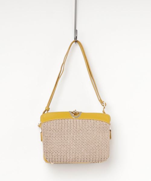 HELIOPOLE（エリオポール）の「GRES: ルネット ミニショルダーバッグ（ショルダーバッグ・レディース・ホワイト/ベージュ・F）」の2枚目の写真