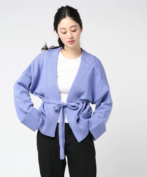 archives（アルシーヴ）の「カシュクール風カーディガン（カーディガン/ボレロ・レディース・オフホワイト/モカ/ラベンダー/グリーン系その他・MEDIUM）」の4枚目の写真