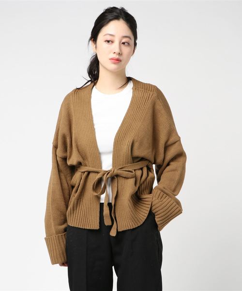 archives（アルシーヴ）の「カシュクール風カーディガン（カーディガン/ボレロ・レディース・オフホワイト/モカ/ラベンダー/グリーン系その他・MEDIUM）」の3枚目の写真