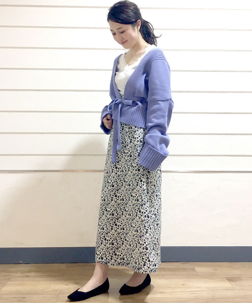 archives（アルシーヴ）の「カシュクール風カーディガン（カーディガン/ボレロ・レディース・オフホワイト/モカ/ラベンダー/グリーン系その他・MEDIUM）」の7枚目の写真