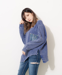 Roger&Raw/ケーブルアシメポケ付P/O