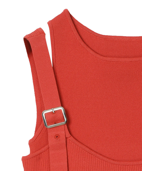 AMERI(アメリ)の「MEDI OVERLAP AND PEEK KNIT(ニット/セーター AMERI(アメリ)の「MEDI OVERLAP AND PEEK KNIT(ニット/セーター