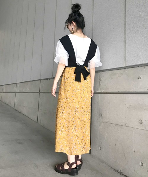 archives（アルシーヴ）の「ニットビスチェ&袖ボリュームシャツセット（シャツ/ブラウス・レディース・ブラック/ベージュ/モカ・MEDIUM）」の17枚目の写真