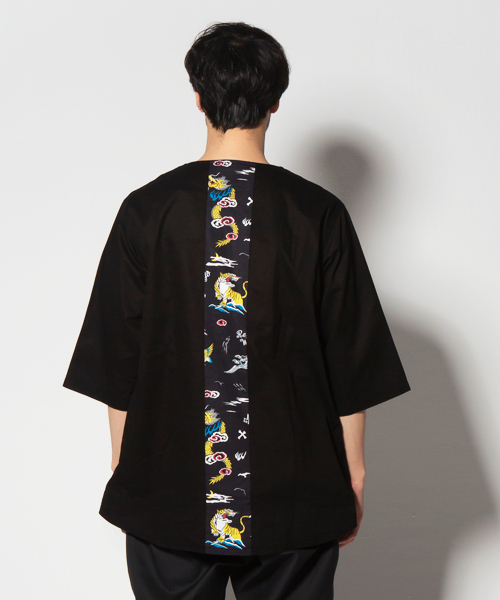 VIRGOwearworks（ヴァルゴウェアワークス）の「VGW 【TOY BOX】 BALLOON JKT（ノーカラージャケット・メンズ・ブラック/ベージュ/パープル・2/3/4）」の8枚目の写真