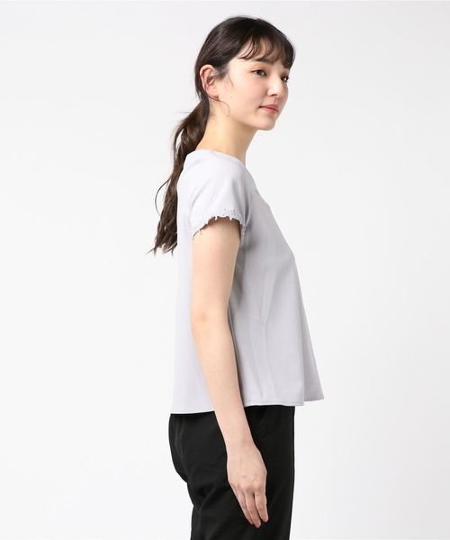ASTORIA ODIER(アストリアオディール)の「Ⅴネック袖口レースブラウス(シャツ/ブラウス・レディース・ホワイト/ブラック/レッド/ピンク/グリーン/ラベンダー・MEDIUM)」の8枚目の写真