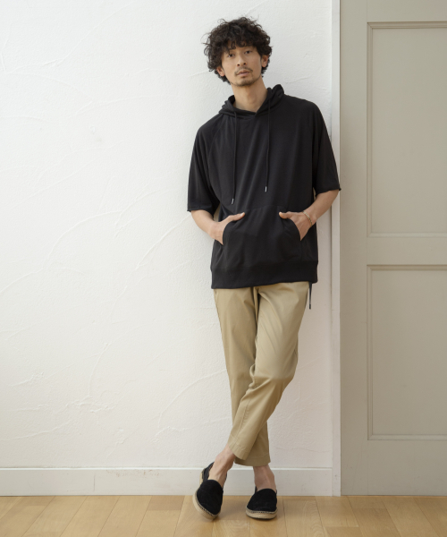 GLOBAL WORK（グローバルワーク）の「DRYフレンチテリーフーディ/831059（パーカー・メンズ・ブラック/グレー/イエロー/グリーン・SMALL/MEDIUM/LARGE/X-LARGE）」の20枚目の写真